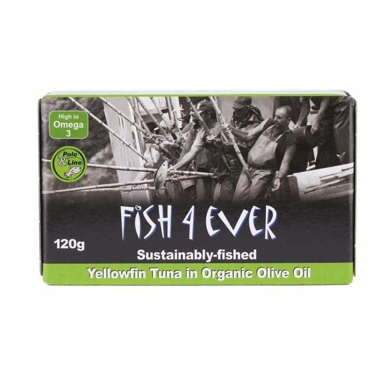Fish4Ever Yellowfin Tuna in Olive Oil Scoop Wholefoods Bristol